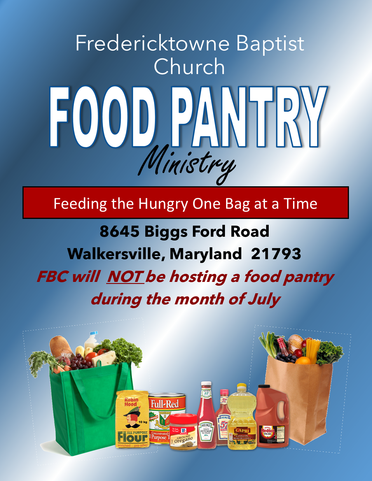 Food Pantry Flyer Template Free